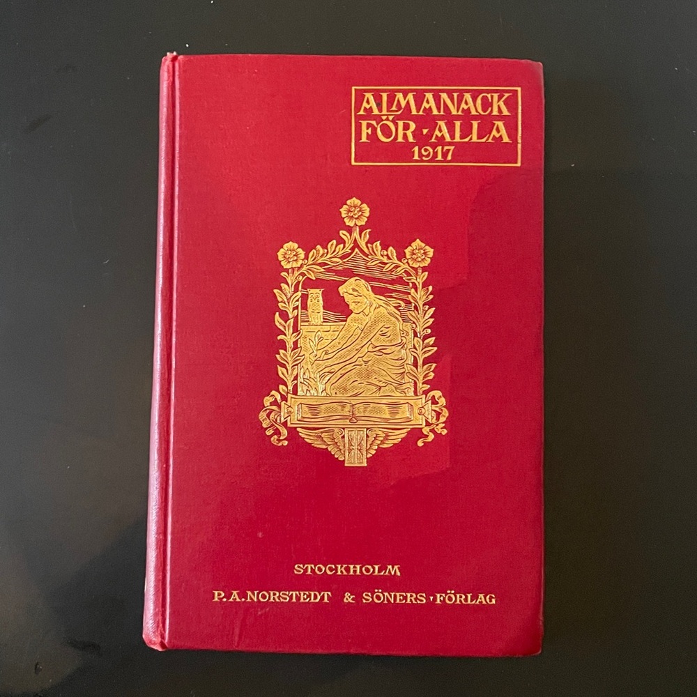Almanack 1917 "Bold color plates"
For AllA
Stockholm 
Print 1916 1917